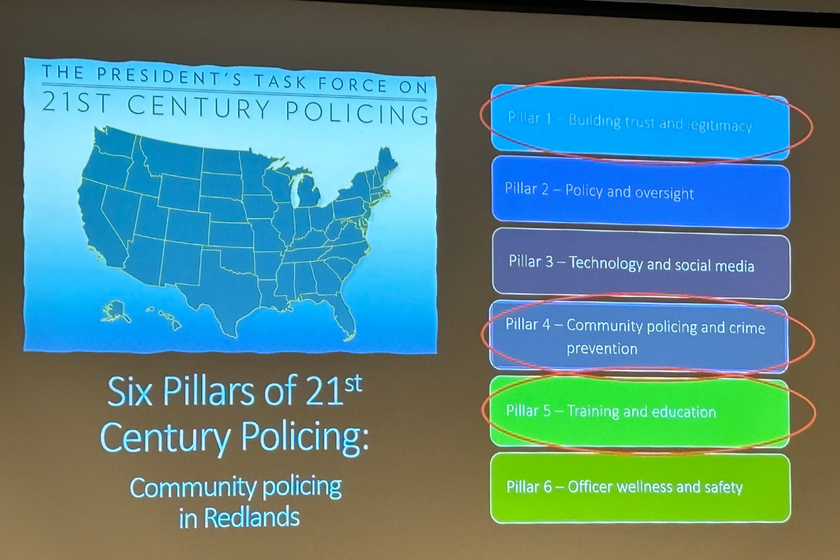 Police chief gives Redlands update, discusses women in policing