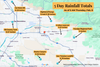 Redlands area rainfall totals