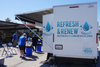 Volunteers celebrate 10,000 mobile showers provided for homeless in Redlands